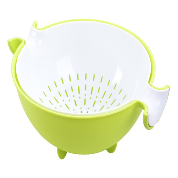 Rotating Bowl Drain Fruit Vegetable Basket