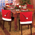 Santa Clause Red Hat Chair Cover Decor-Hats-Prime4Choice.com-Prime4Choice.com