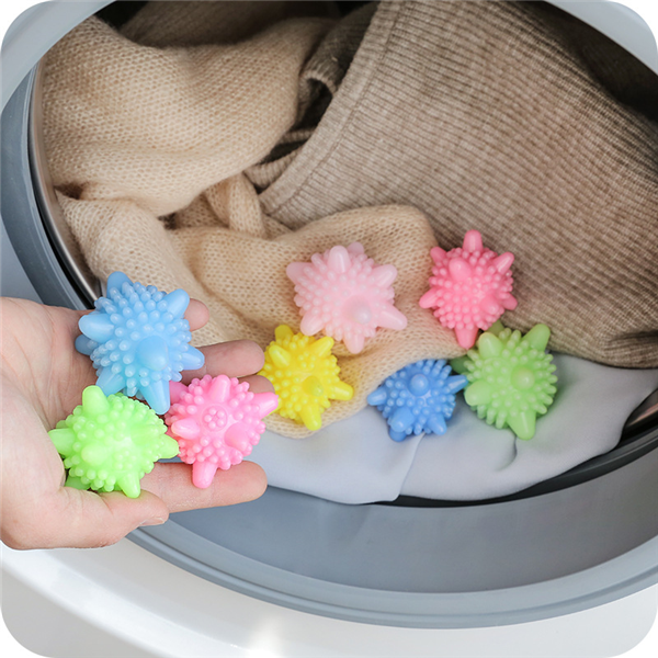 Solid Colorful Laundry Washing Ball Set
