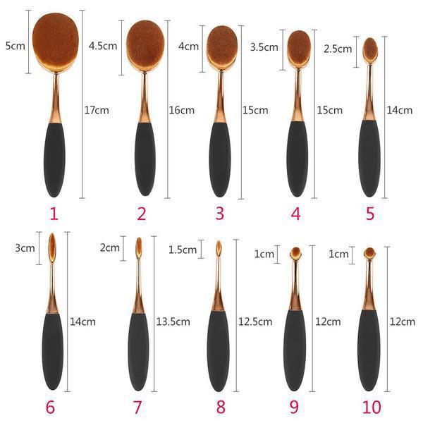 Hot Fashion Beauty MAKEUP BRUSH 10PCS/SET-Women Cosmetics-2UBEST.COM-2UBest.com
