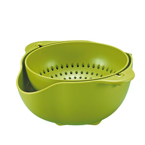 Double Plastic Wash Basket