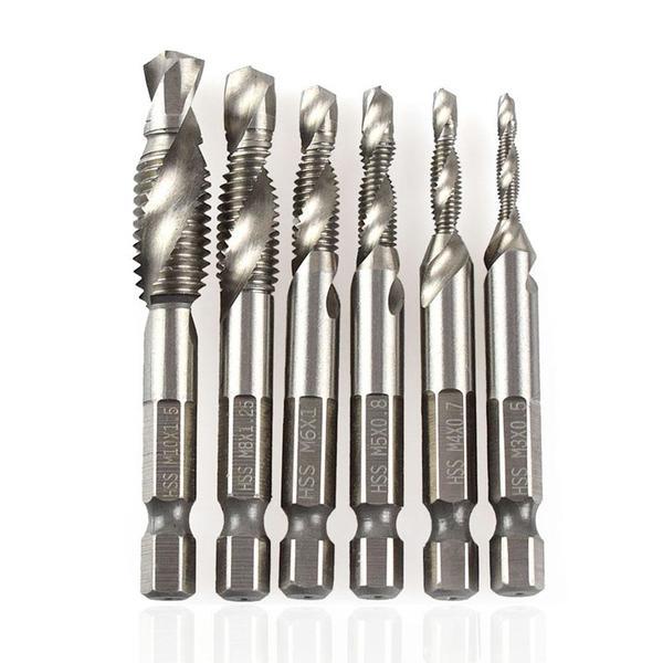 6PCS High-Speed Steel Thread Spiral Screw Kit-Home Tools-Prime4Choice.com-Prime4Choice.com