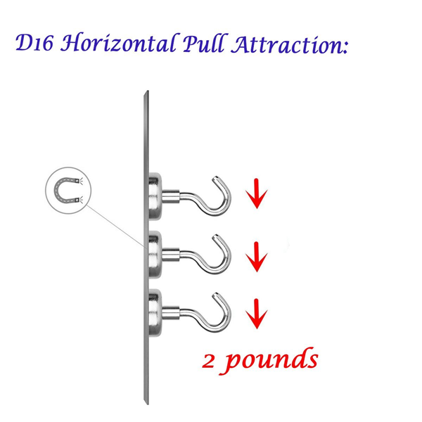 10PCS Magnetic Hooks