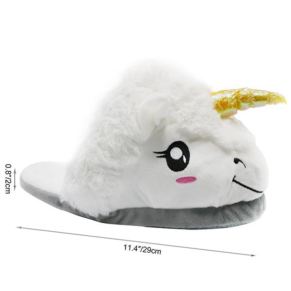 Unicorn Slippers, One Size, White-Unicorn-Prime4Choice.com-Prime4Choice.com