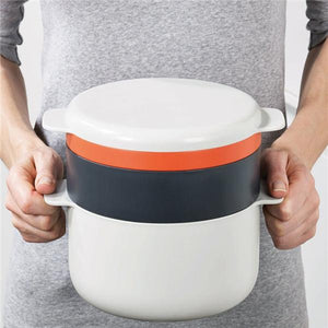 4 Piece Stackable Microwave Cooking Set