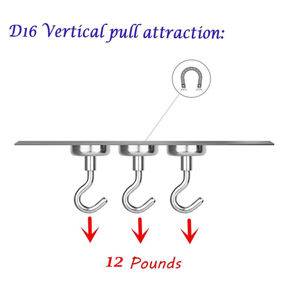 10PCS Magnetic Hooks