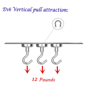 10PCS Magnetic Hooks