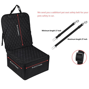 Pet Single-Seat Car Seat Cover (Bonus Seat Belt)-Dog Cat Appliance-Prime4Choice.com-Prime4Choice.com