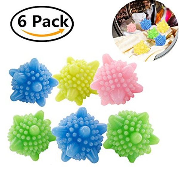 Solid Colorful Laundry Washing Ball Set