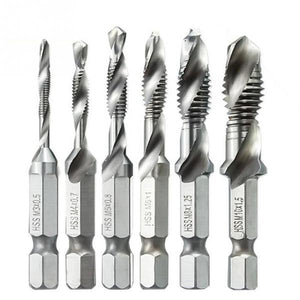 6PCS High-Speed Steel Thread Spiral Screw Kit-Home Tools-Prime4Choice.com-Silver-Prime4Choice.com
