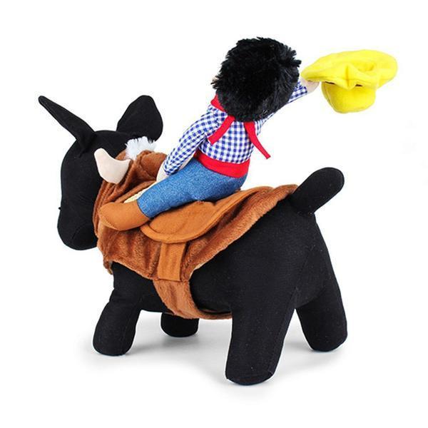 Cowboy Rider Dog Costume-Pets-2UBEST.COM-