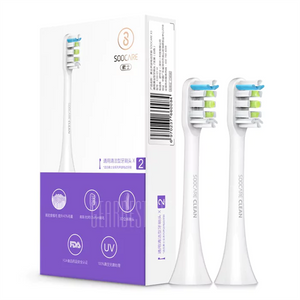 Phonete.com2PCS SOOCAS X3 Sensitive Gum Care Type Toothbrush Head  -  SENSITIVE GUMCARE  WHITE50%OFF