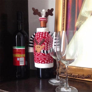 Christmas Red Wine Bottle Cover-Christmas-prime4choice.com-Prime4Choice.com