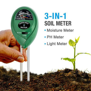 3-in-1 Soil PH Tester Moisture Meter