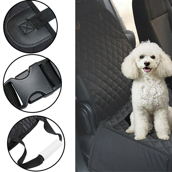Pet Single-Seat Car Seat Cover (Bonus Seat Belt)-Dog Cat Appliance-Prime4Choice.com-Prime4Choice.com