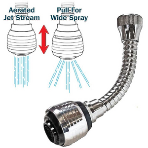 Hands Free Faucet Swivel Spray Sink Hose