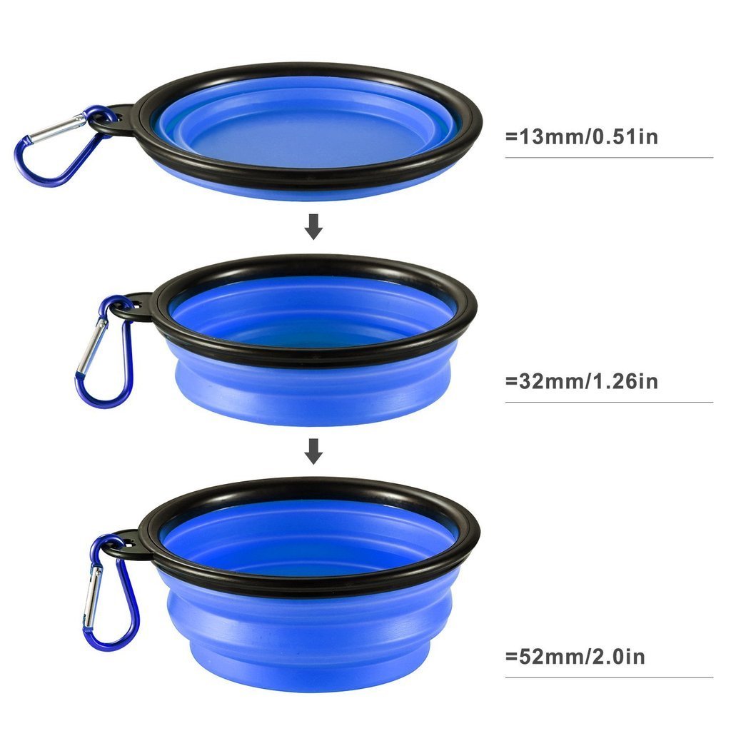 2-In-1 Pet Travel Water & Food Bottle with Companion Cup