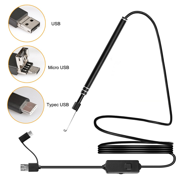 Multifunctional Ear Endoscope Wax Remover Tool