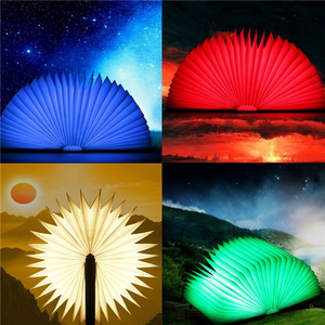 Wooden Folding LED Book Lamp-Lights-Prime4Choice.com-Prime4Choice.com