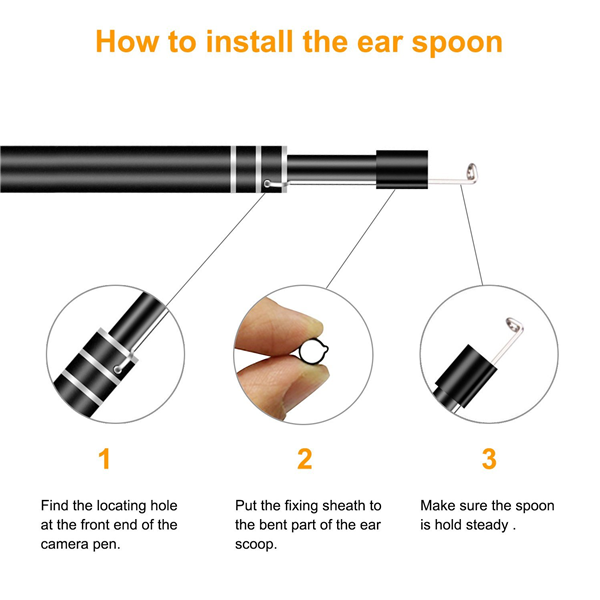 Multifunctional Ear Endoscope Wax Remover Tool