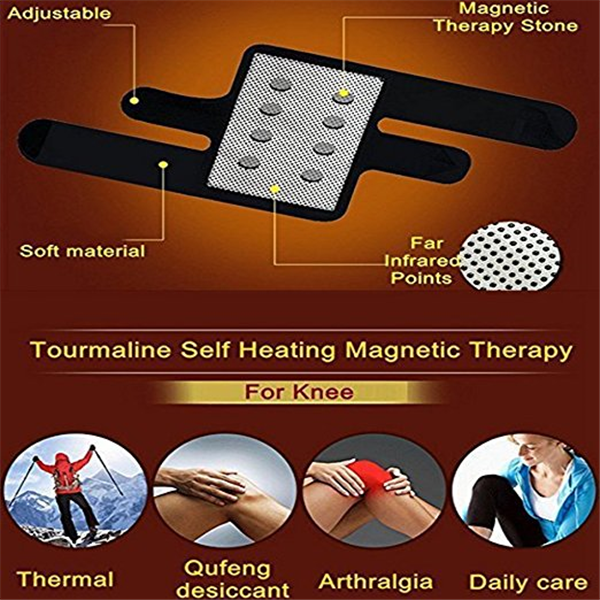 Self-Heating Magnetic Knee Brace
