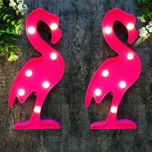 Flamingo, Pineapple, Cactus LED Lights-Christmas Lights-Prime4Choice.com-Two Flamingo-Prime4Choice.com
