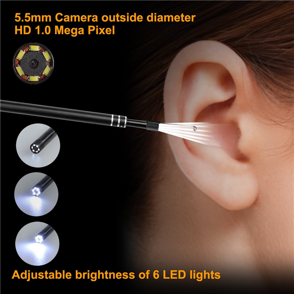 Multifunctional Ear Endoscope Wax Remover Tool