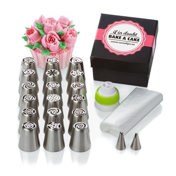 Cake & Cookie Decorating Flower Nozzles-Kitchen Utensils & Gadgets-Prime4Choice.com-Prime4Choice.com