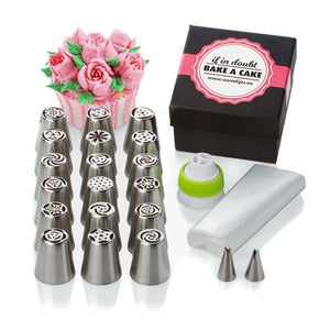Cake & Cookie Decorating Flower Nozzles-Kitchen Utensils & Gadgets-Prime4Choice.com-Prime4Choice.com