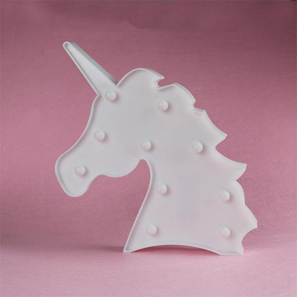 Unicorn LED Light-Lights-Prime4Choice.com-White Unicorn Head-Prime4Choice.com