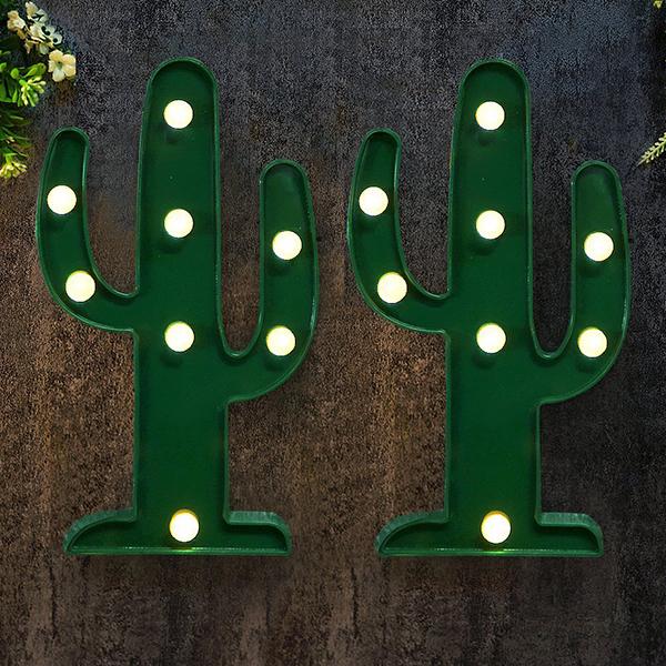 Flamingo, Pineapple, Cactus LED Lights-Christmas Lights-Prime4Choice.com-Two Cactus-Prime4Choice.com