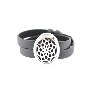 Sunflower Aromatherapy Leather Bracelet-Beauty & Fashion-Prime4Choice.com-Single Bracelet-Prime4Choice.com