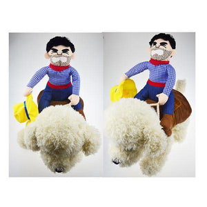 Cowboy Rider Dog Costume-Pets-2UBEST.COM-