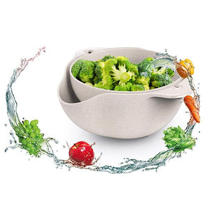 Double Plastic Wash Basket