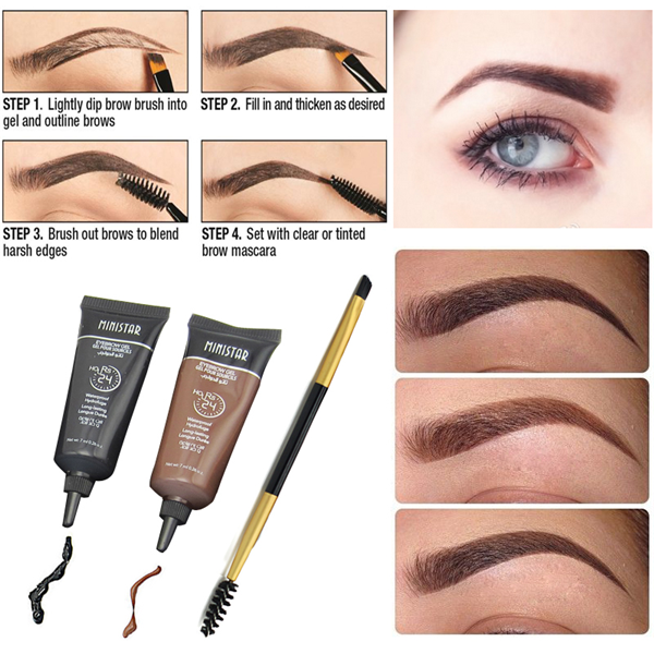 2PCS Waterproof Tint Eyebrow Enhancer Set-Beauty Care-prime4choice.com-Prime4Choice.com