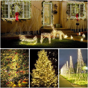 Outdoor Decorative Solar String Lights, 33ft 100 LED Lights-Lights Strip-Prime4Choice.com-Prime4Choice.com