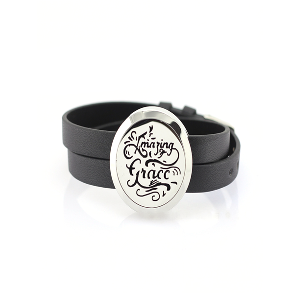 Creative Font Aromatherapy Leather Bracelet-Beauty & Fashion-prime4choice.com-Single Bracelet-Prime4Choice.com