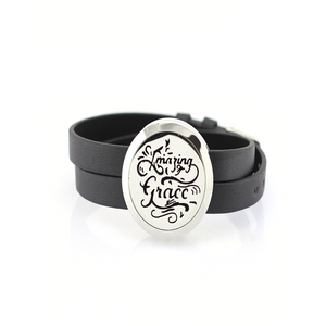 Creative Font Aromatherapy Leather Bracelet-Beauty & Fashion-prime4choice.com-Single Bracelet-Prime4Choice.com
