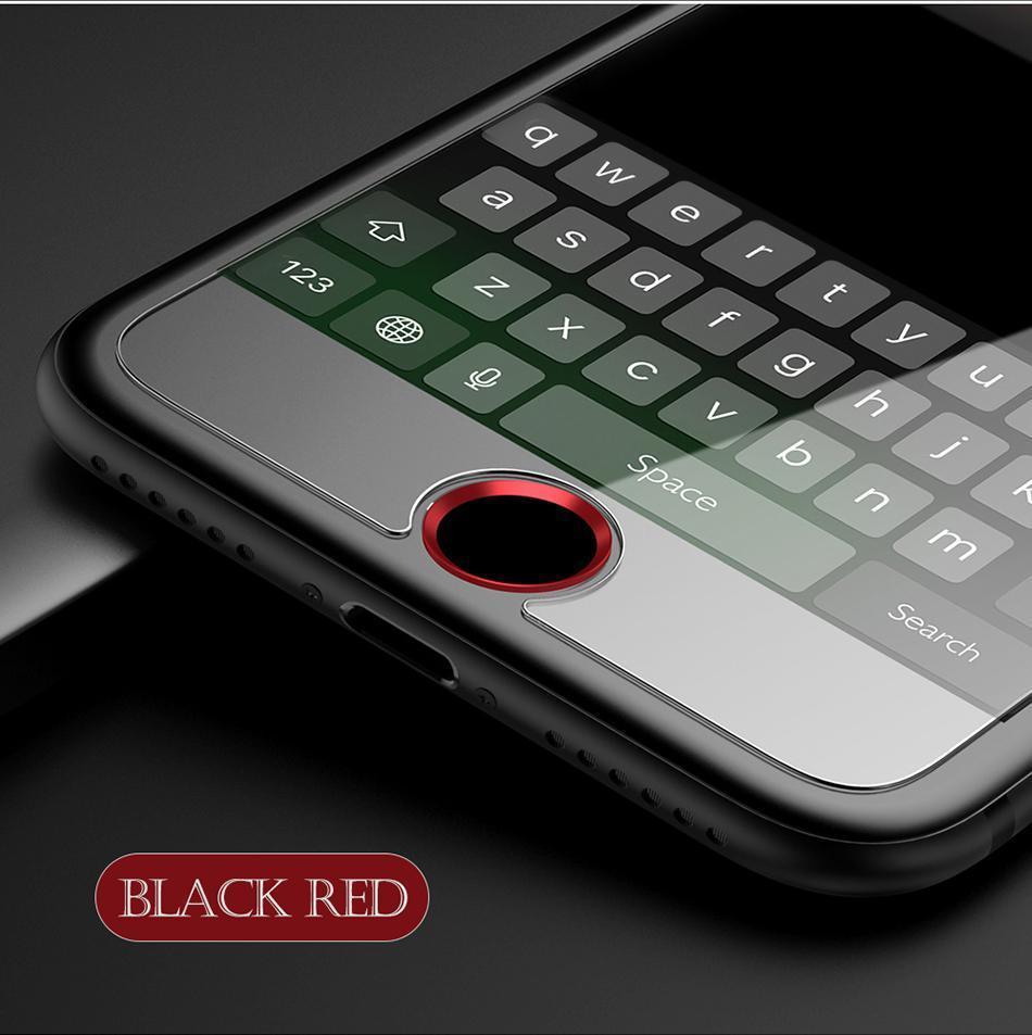 Home Button Protect Sticker For Touch ID For iPhone 6 6s 7 Plus 5s SE iPad Support Fingerprint Unlock Sticker-Phone Accessories-Thechoiceday.com-BlackRed-TheChoiceDay.com