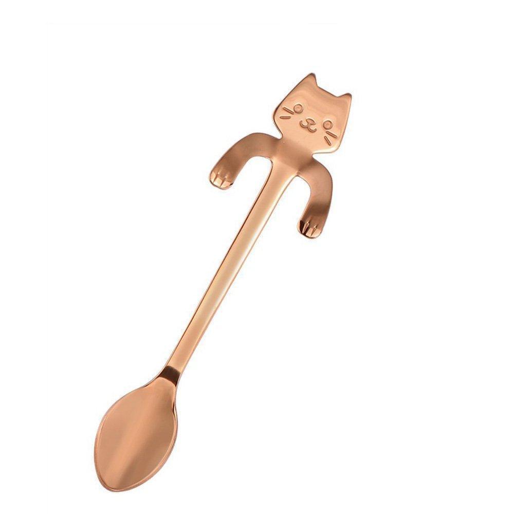 Creative Cat Design Coffee & Tea Spoon-Kitchen & Household-Thechoiceday.com-Brown-1Pc-TheChoiceDay.com
