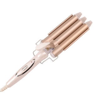 Hair Waver Ceramic 3 Barrel Clamp Curler