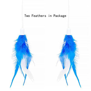 Bascolor Cat Toys Interactive Electric Rotate Feather