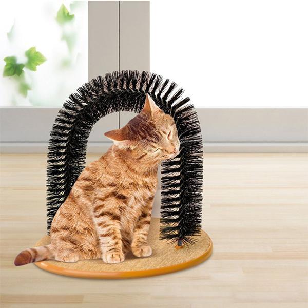 Cat rub brush