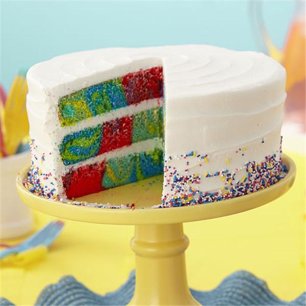 Round Checkrboard Cake Pan Set