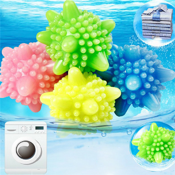 Solid Colorful Laundry Washing Ball Set