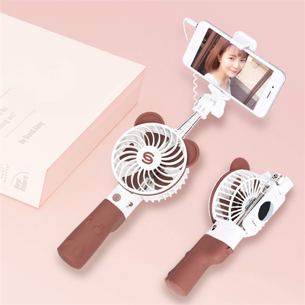 Cute Love Fan With Selfie Stick
