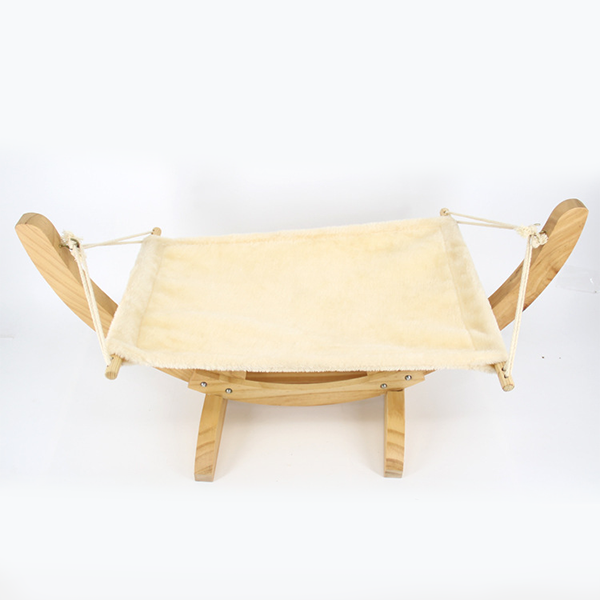 DIY Natural Wood Cat Hammock Swing Bed