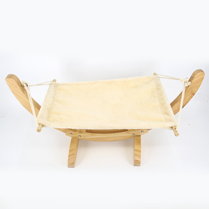 DIY Natural Wood Cat Hammock Swing Bed