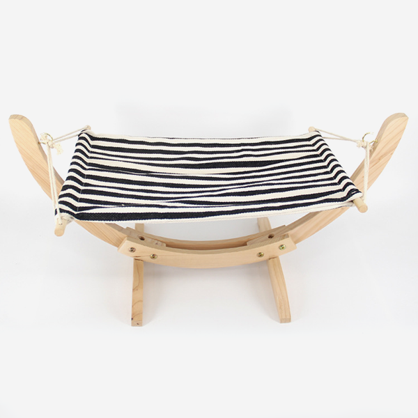 DIY Natural Wood Cat Hammock Swing Bed