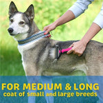 Dematting Comb with 2 Sided Undercoat Rake for Cats & Dogs